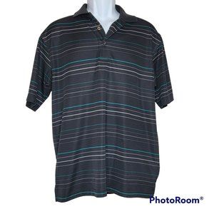 Grand Slam Golf Men's Polo Black Polo Shirt Size Med EUC